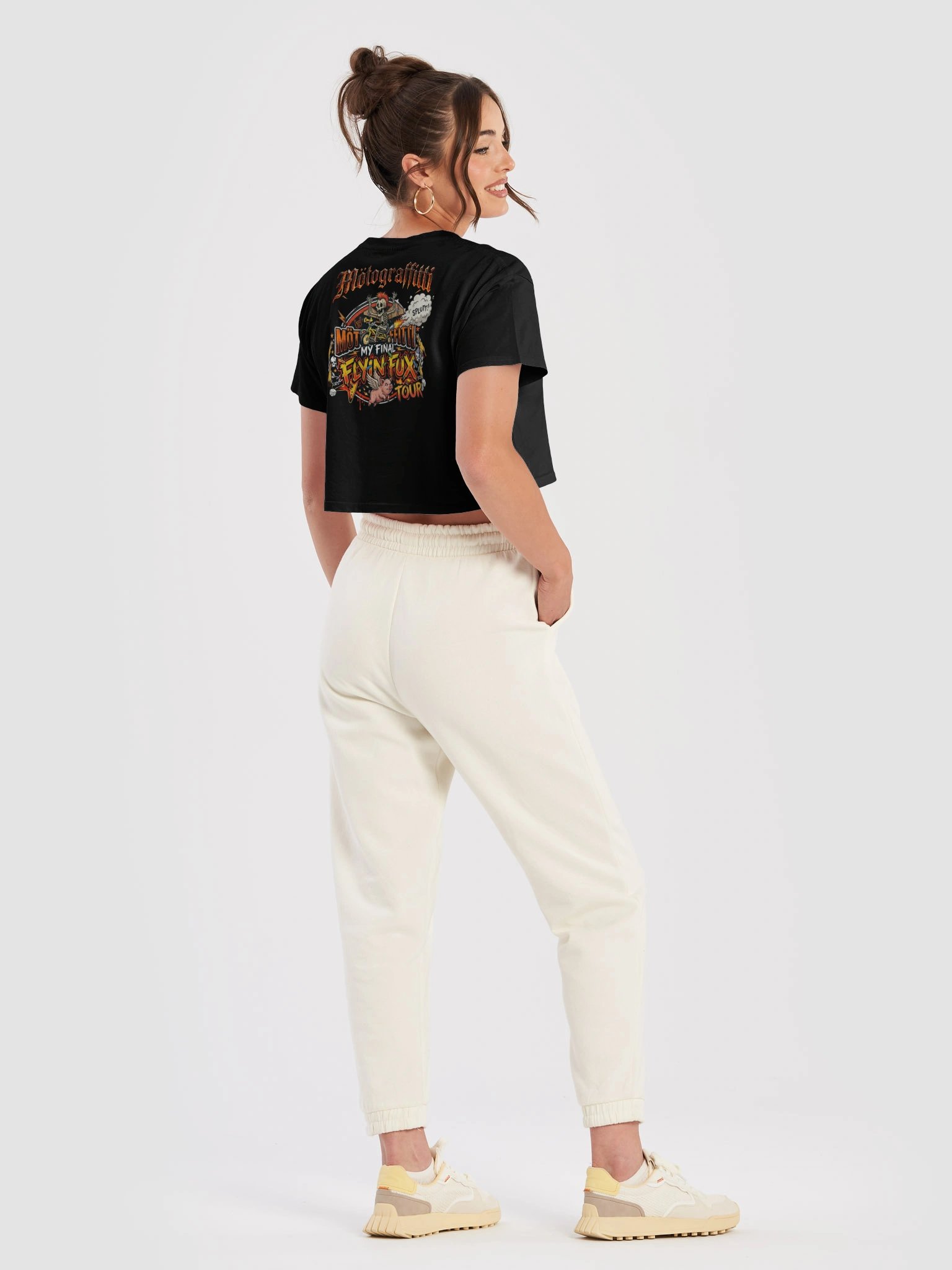 MötoGraffitti Final Flyin Fux Tour Crop Top product image (40)