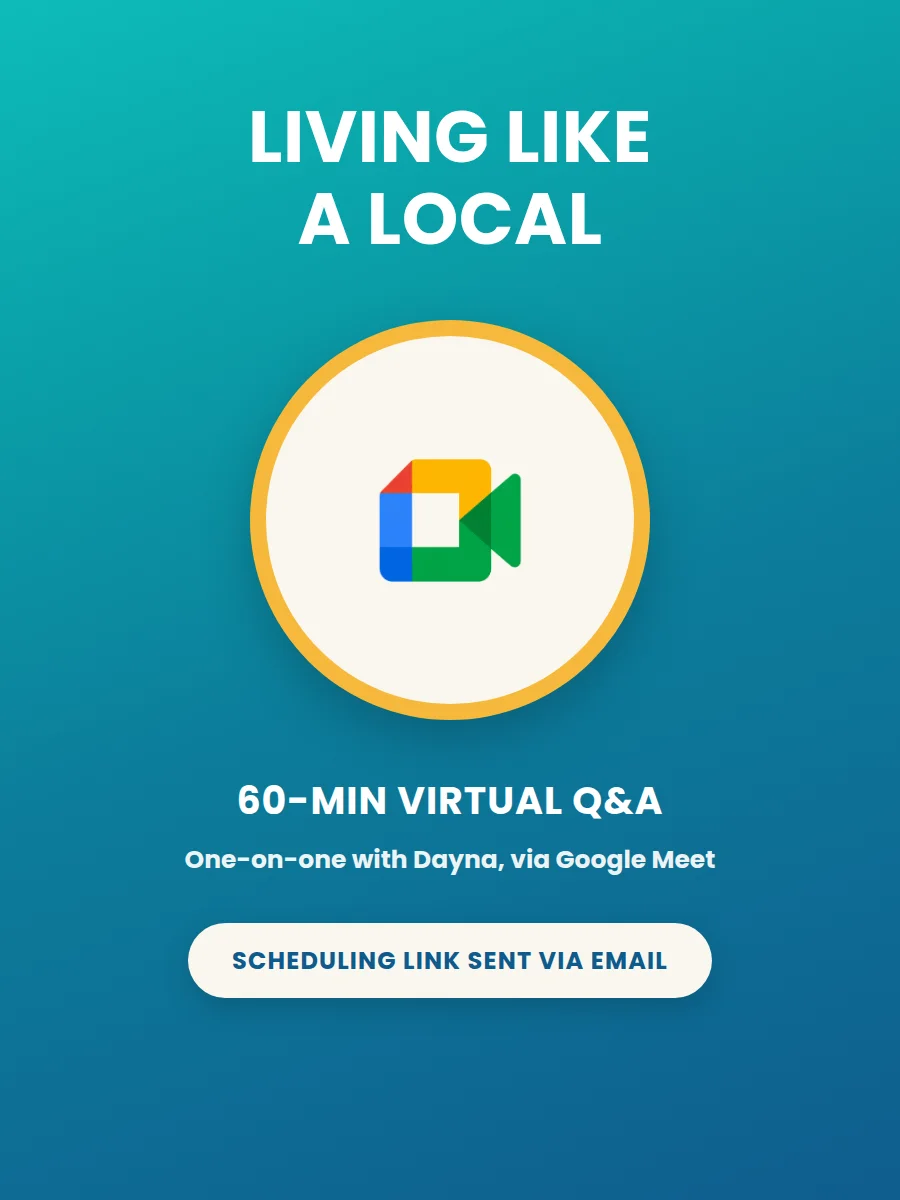 Living Like a Local: 60-minute Virtual Q&A product image (1)