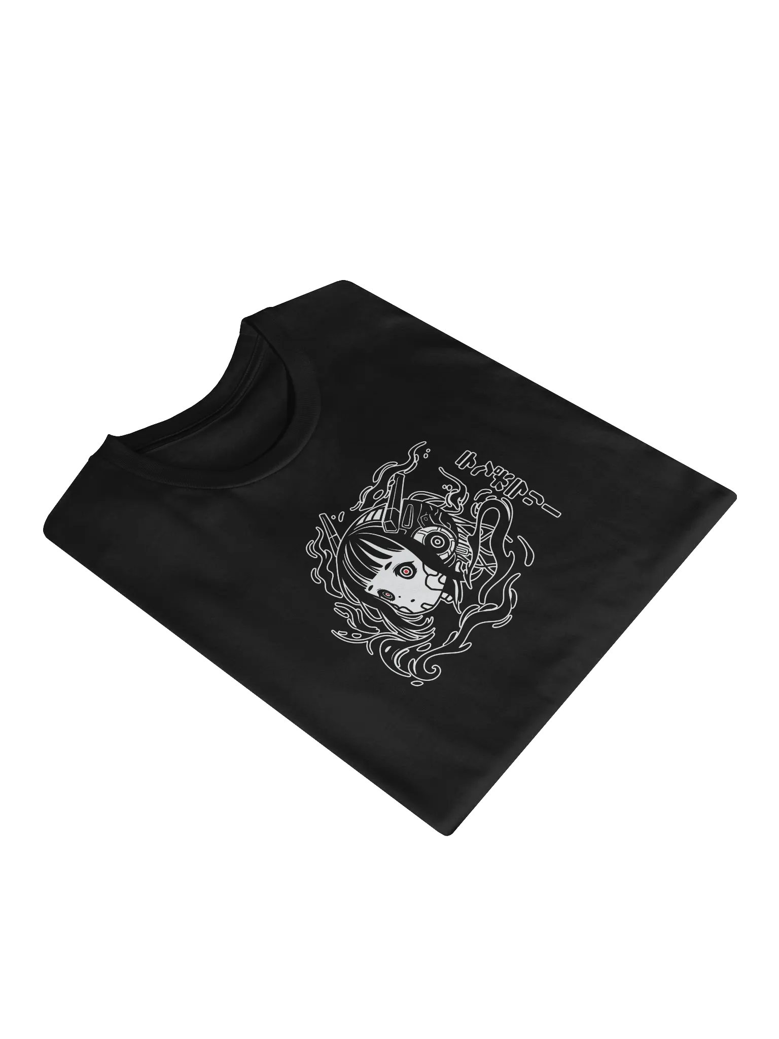 Cyber Girl Shirt blk product image (3)