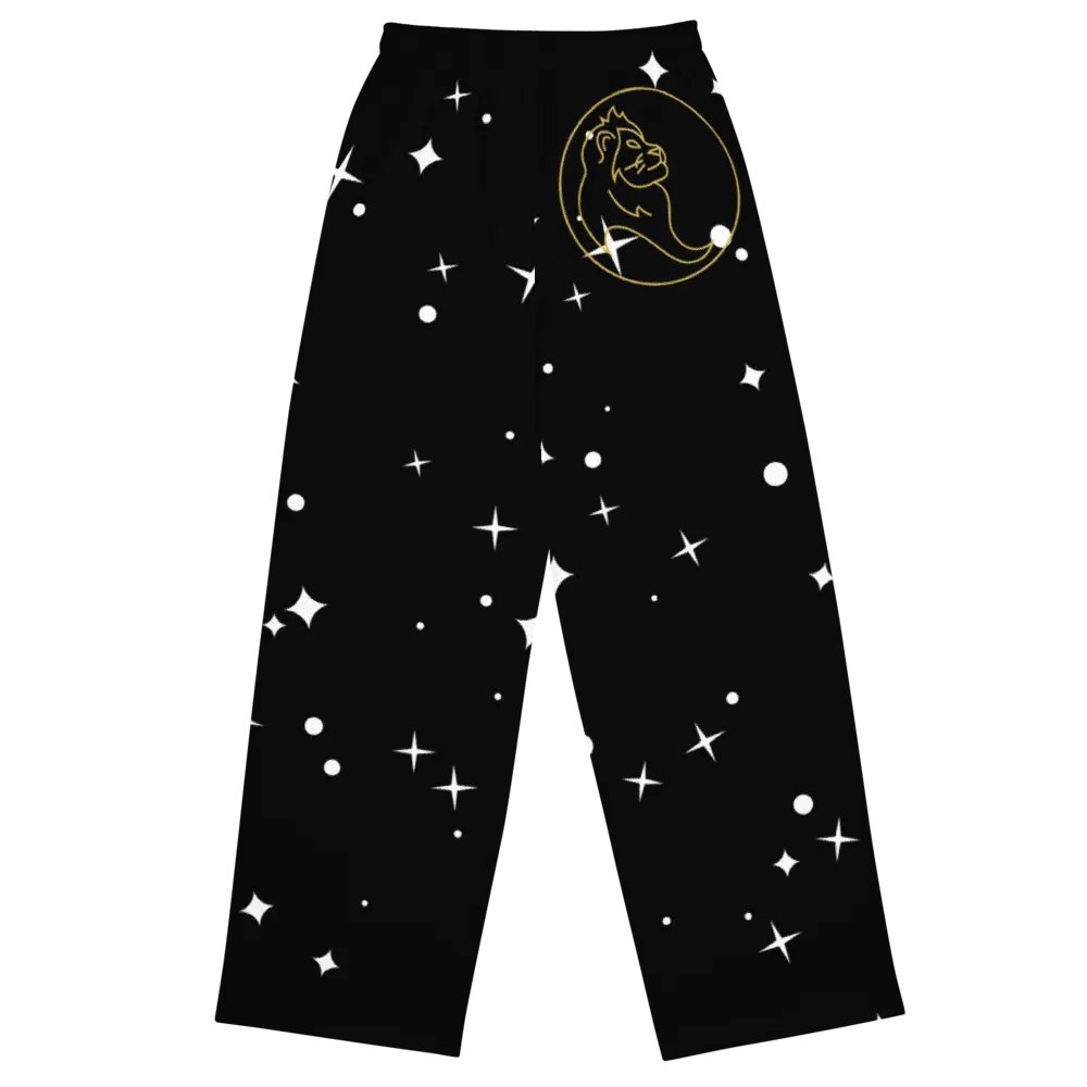 Starry Leo All-Over Wide-Leg Pants product image (2)