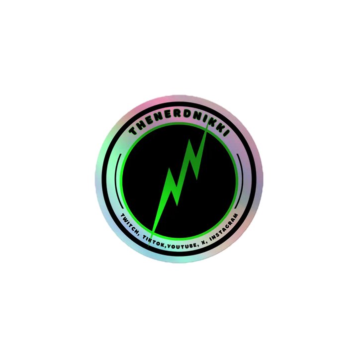 Holo logo sticker product image (1)