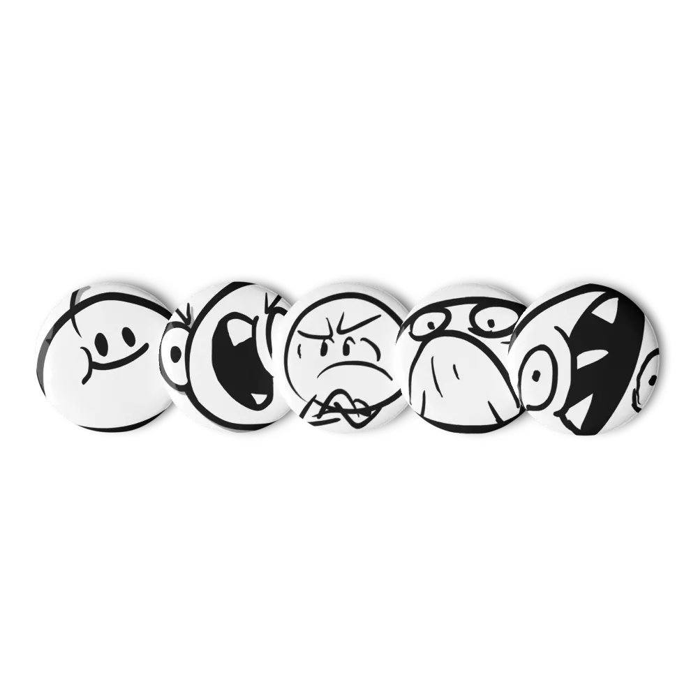 Eggheads Pin Buttons Set product image (3)