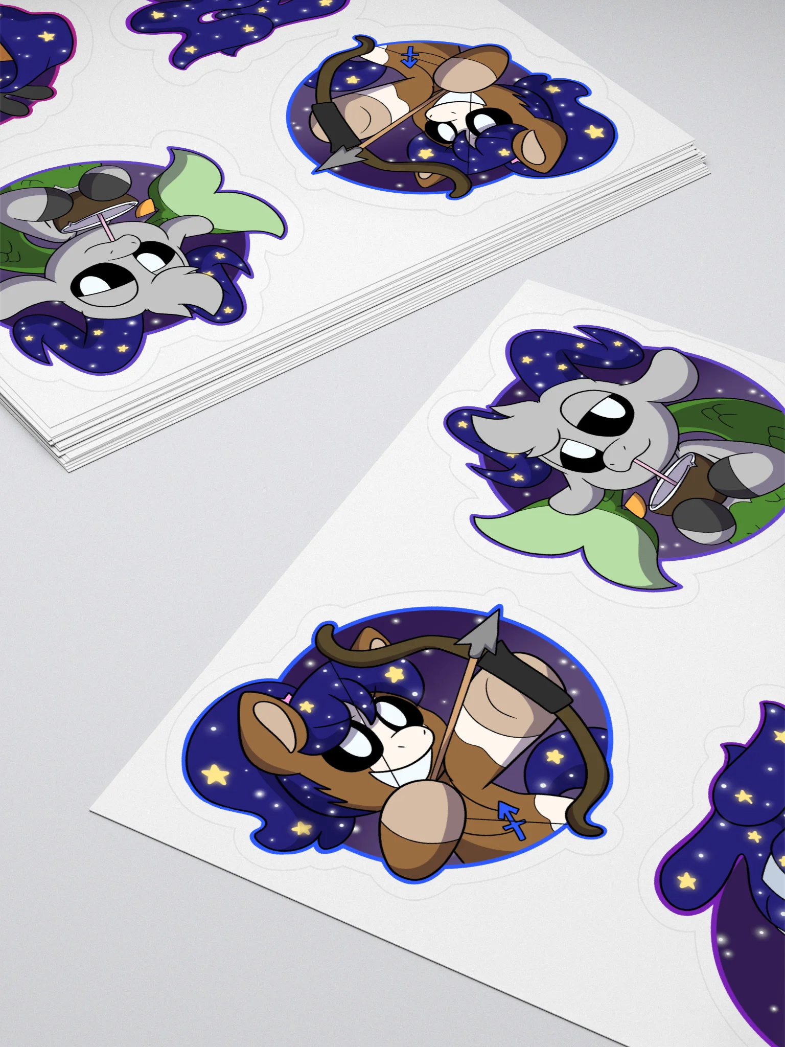 Zodiac Critters Sticker Set 3 product image (4)