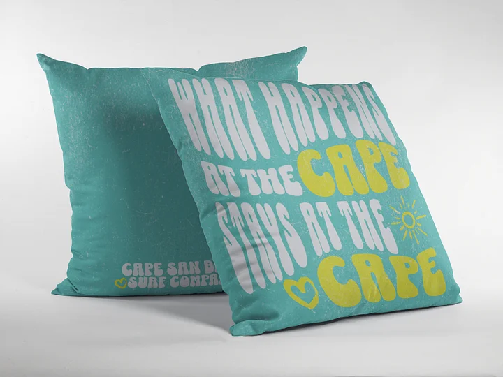 What Happens at the Cape Pillow product image (2)