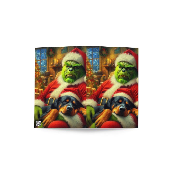 Grinch & Rottweiler Greeting Card product image (4)