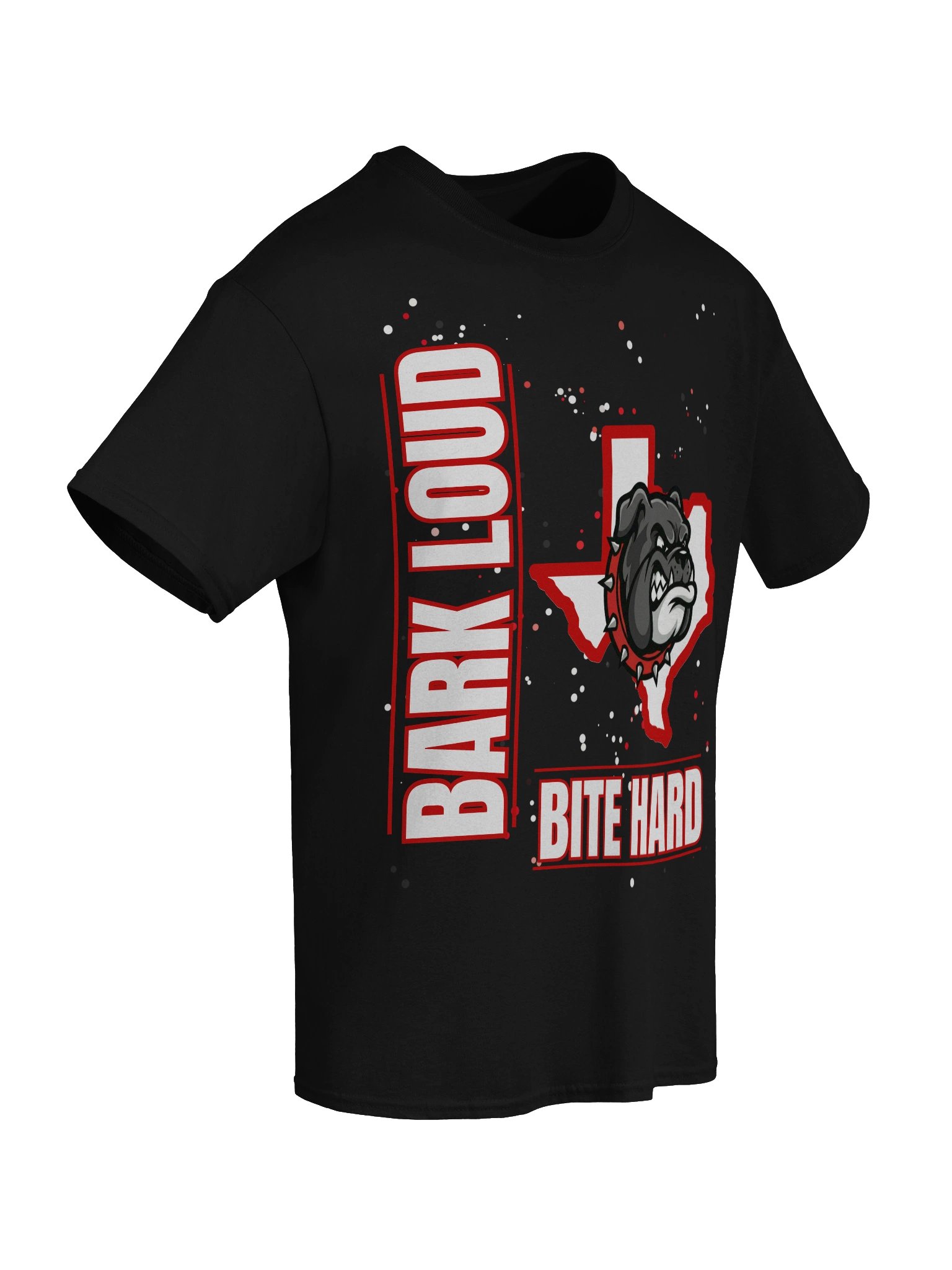 Bark Loud Spirit Tee - Red on White [READ DESCRIPTION FOR CUSTOMIZATION] product image (71)