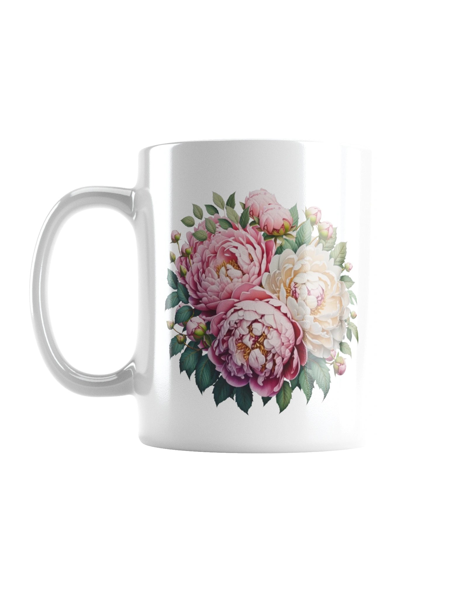 Soft Peony Garden Coffee Mug product image (2)