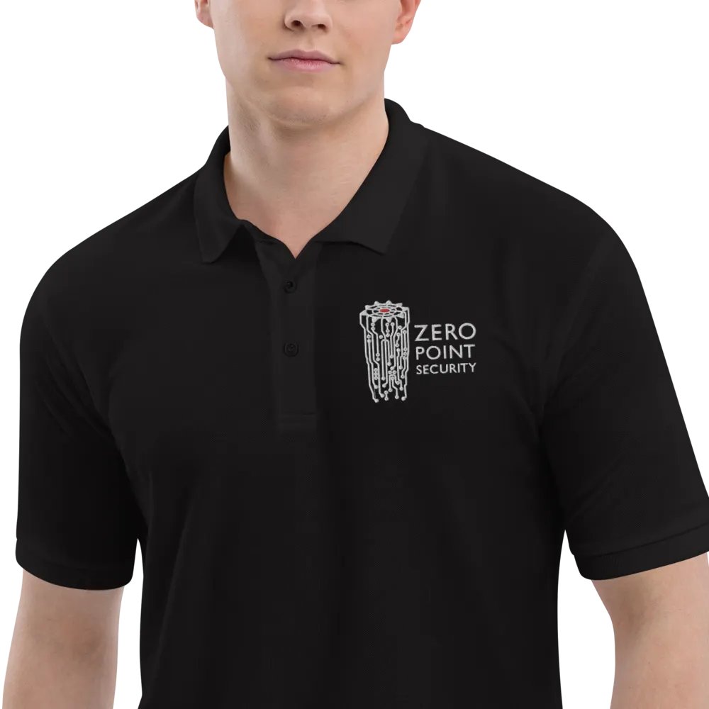 Zero-Point Polo Shirt (Black) product image (7)