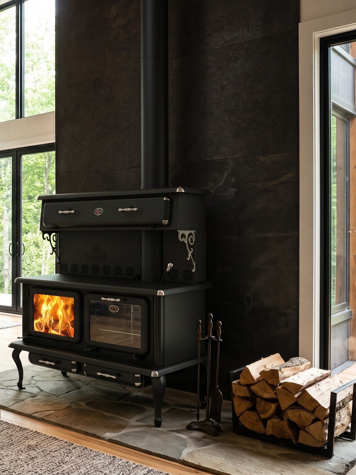 JA Roby Cuisiniere 3.0 SE Wood Cook Stove with Warming Oven product image (2)