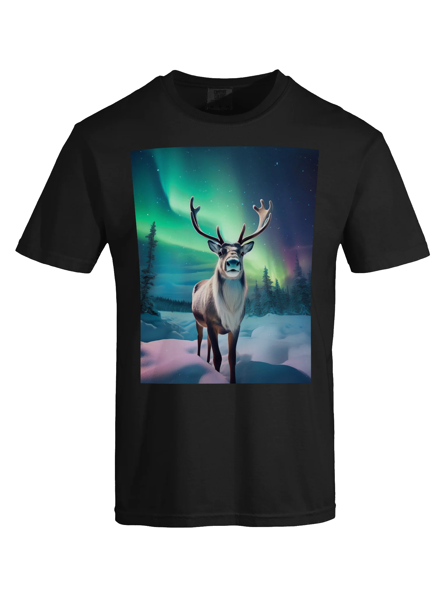 Aurora Deer Night Sky Tee product image (9)