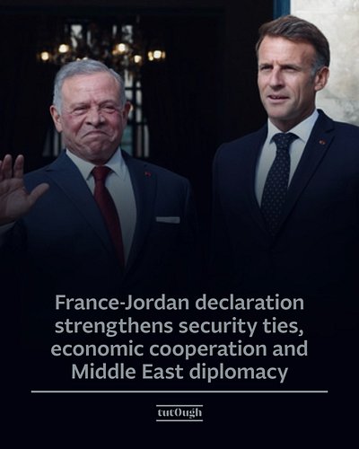 🇫🇷🇯🇴French President Emmanuel Macron and King Abdullah II of Jordan have agreed to strengthen bilateral cooperation following...