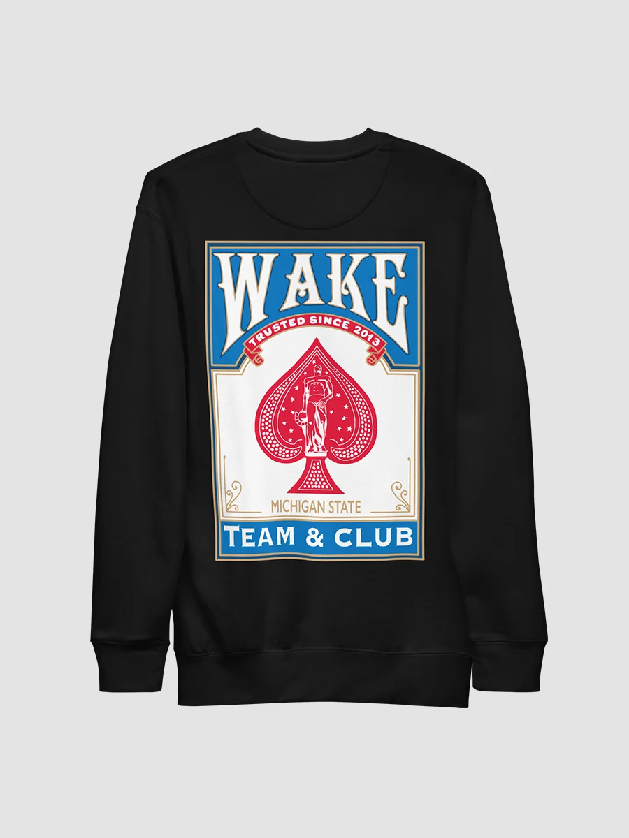 MSU Wake Card Crewneck (Blue) product image (2)