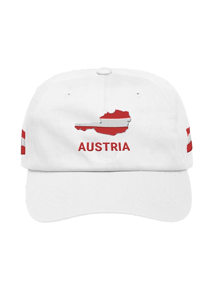Austria 2026 World Cup Flag Dad Hat - Austria Soccer Fan Cap - Premium Embroidered Chino Cotton Twill product image (1)
