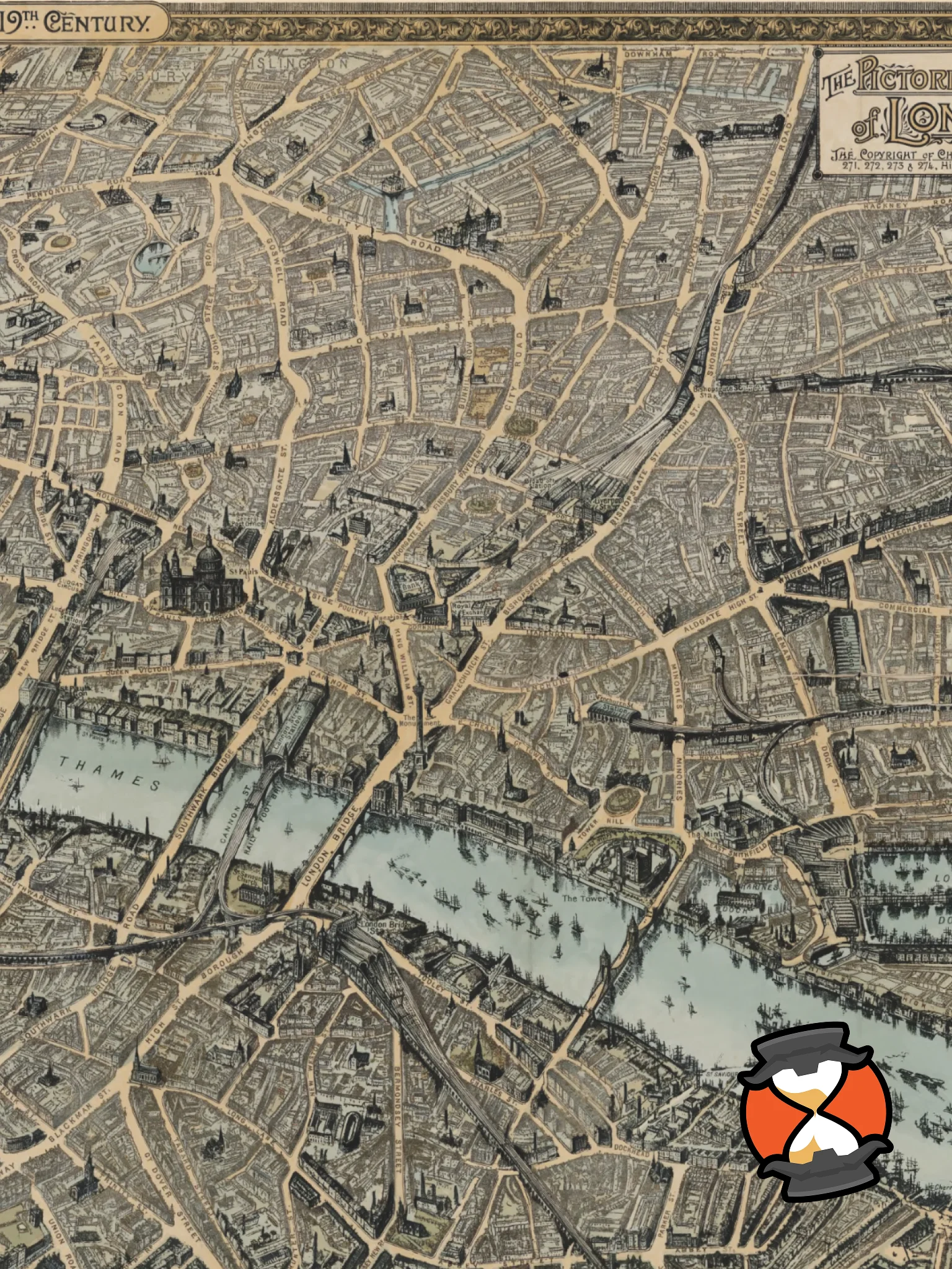 London 1892 (Canvas Print) product image (2)