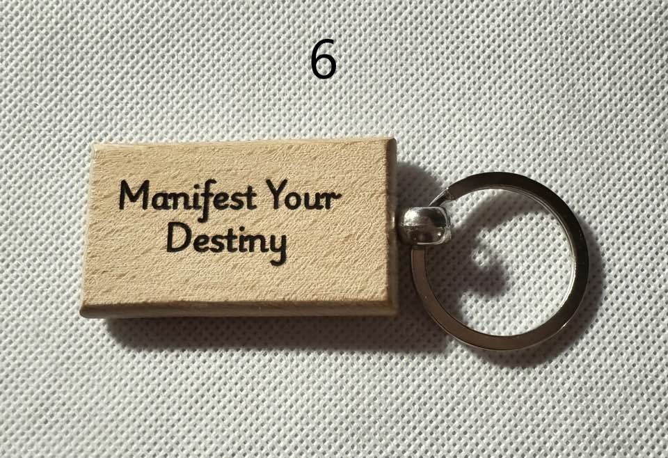 Wooden Engraved Keychains with Sayings & Quotes | Sweet, Sassy, Friendship & Love(1) product image (6)