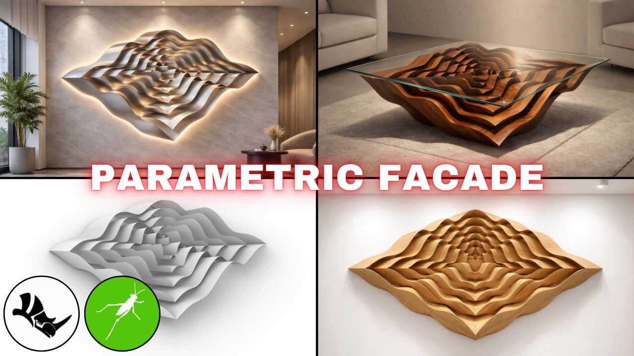 Parametric Facade Workflow Grasshopper + Rhino Files product image (2)
