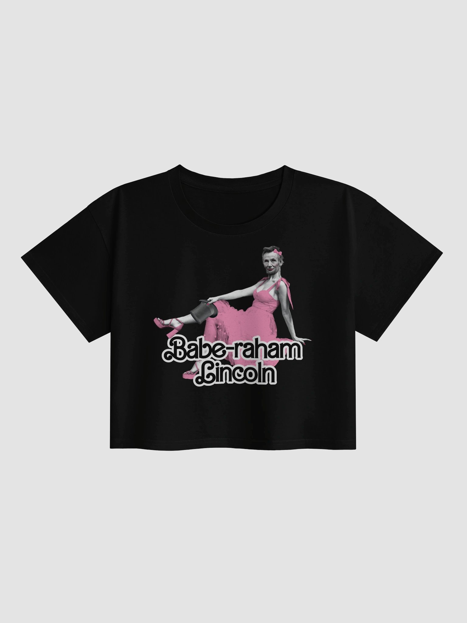 Babe Lincoln Crop Top - Funny 4th of July America 250 product image (6)