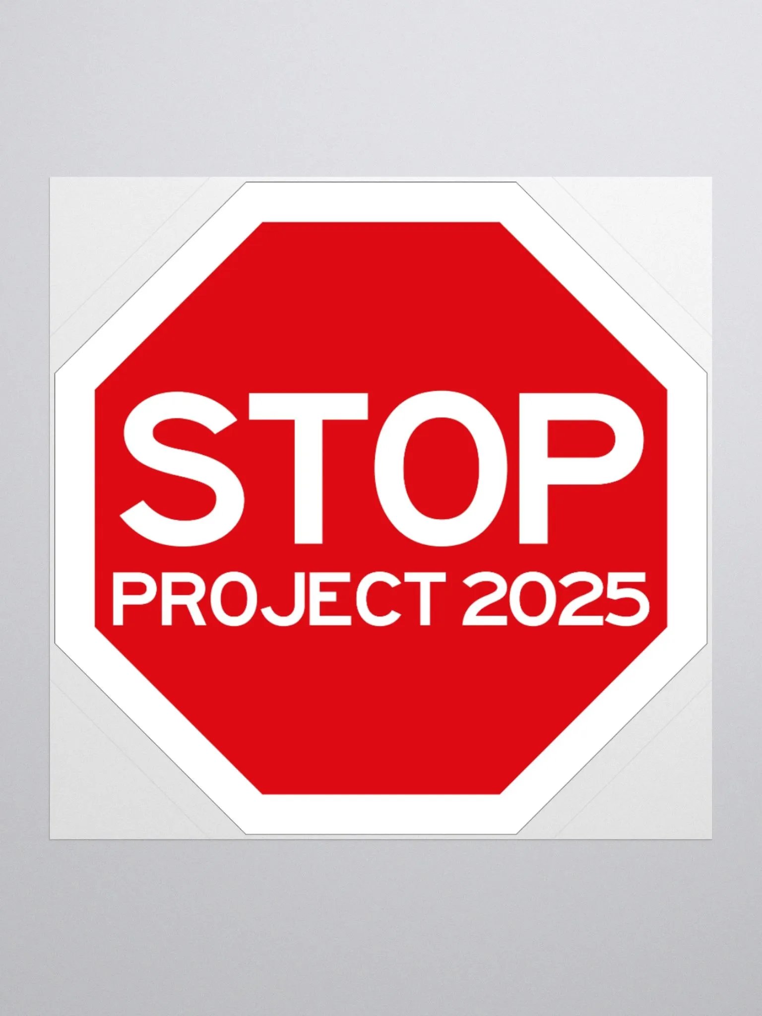 STOP PROJECT 2025 Kiss Cut Stickers product image (3)