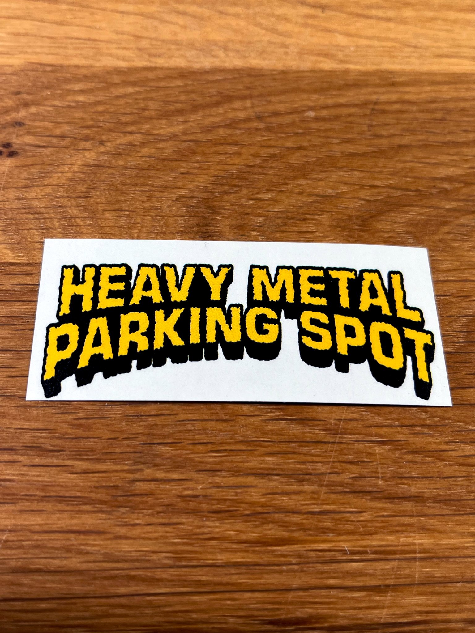Heavy Metal Parking Spot Sticker Party Pack product image (5)