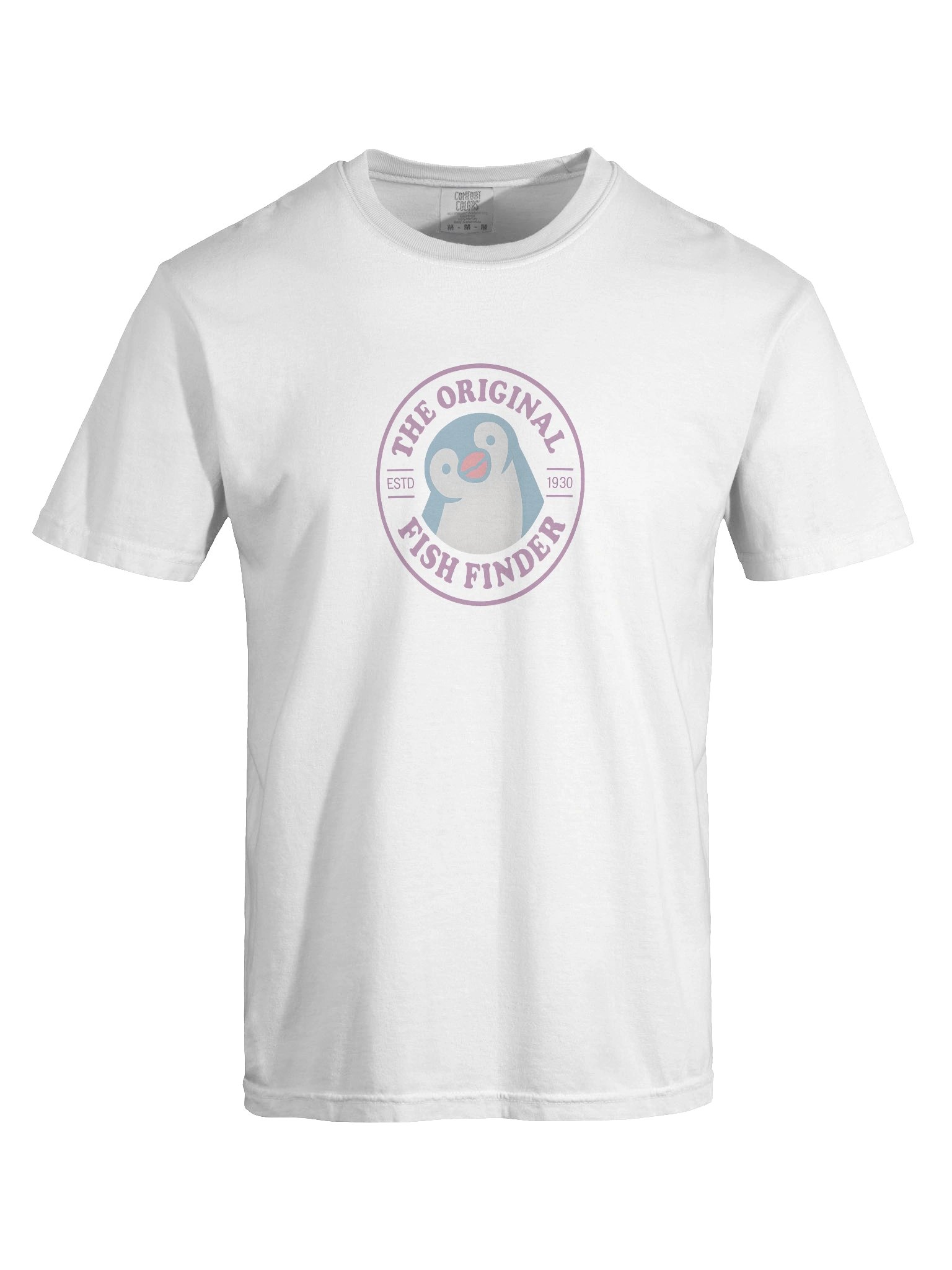 TOFF Penguin T-Shirt / The Original Fish Finder Penguin T-Shirt Semi Colour Heavyweight product image (4)