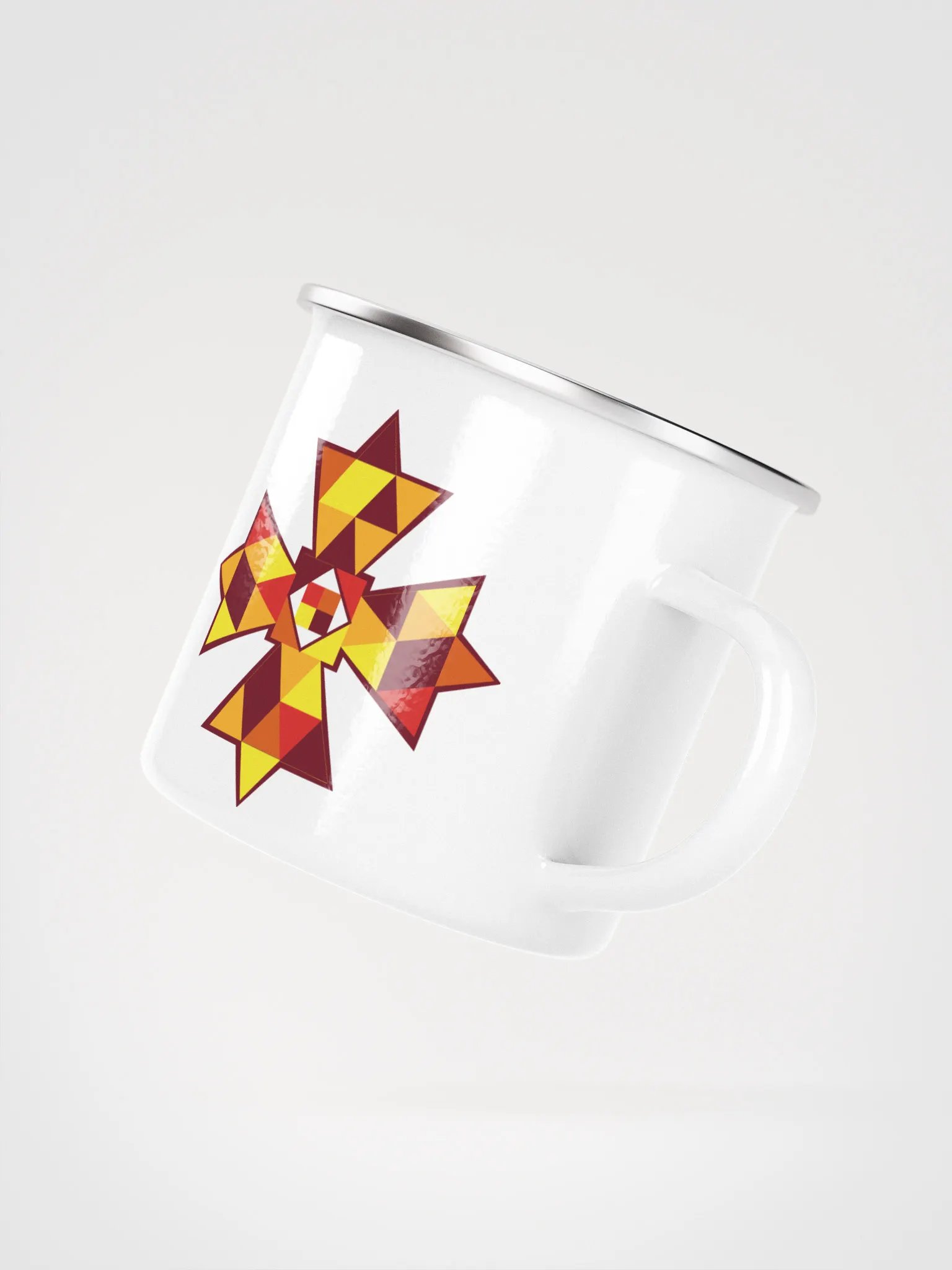 Starry Geometric Enamel Mug product image (3)