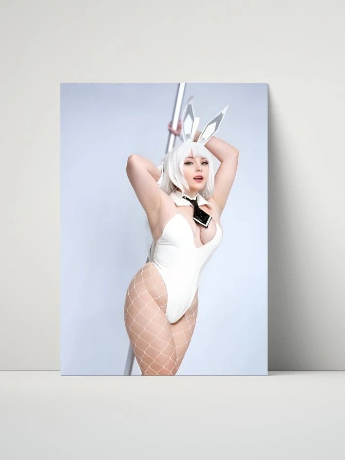 JuicyJinxs Metal Print - Blanc from Nikke Cosplay (8x10) product image (1)