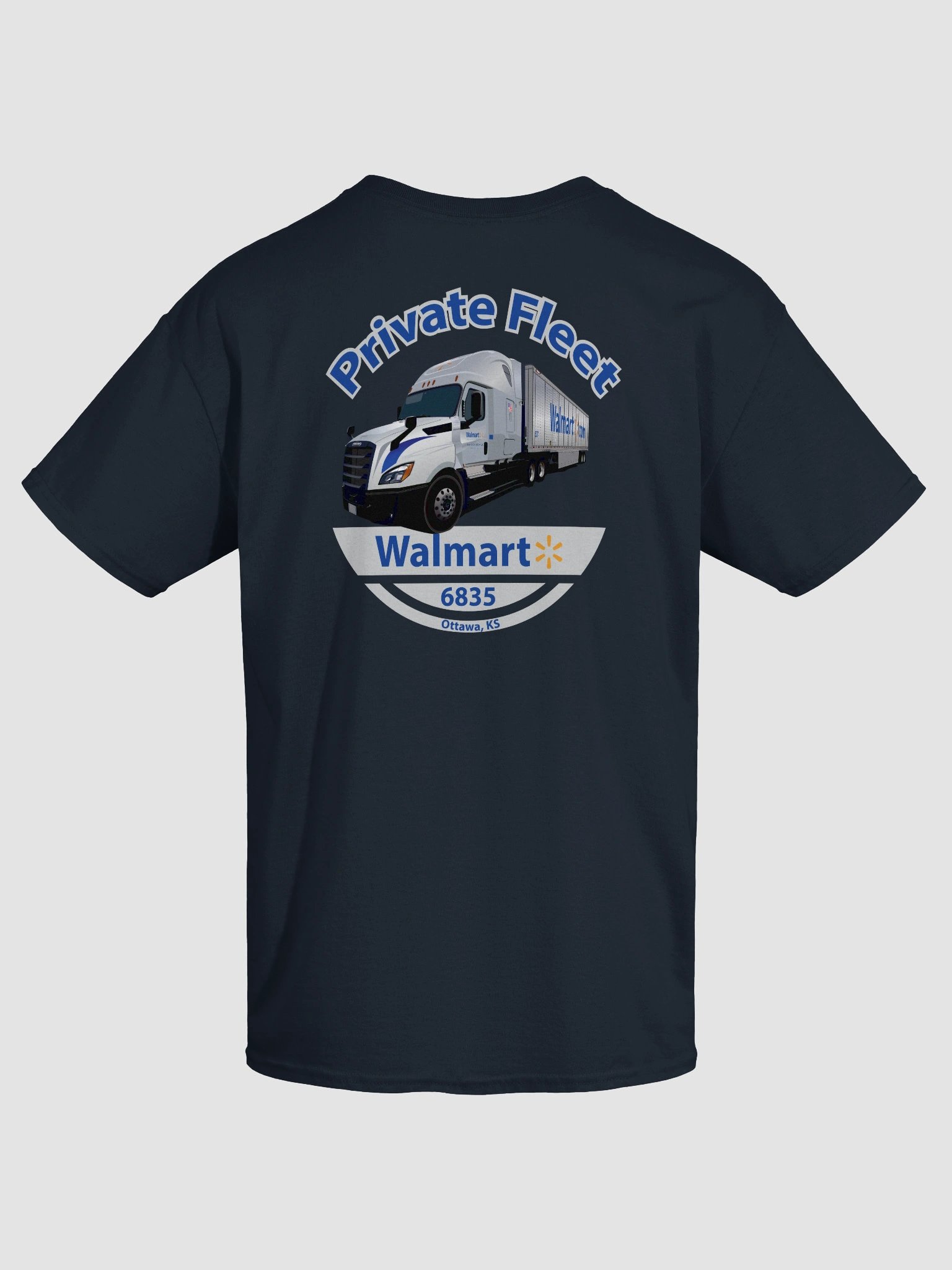 6835 Ottawa Walmart Private Fleet tshirt product image (4)
