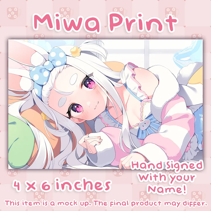 Miwa Birthday Signed Print [PREORDER] product image (1)