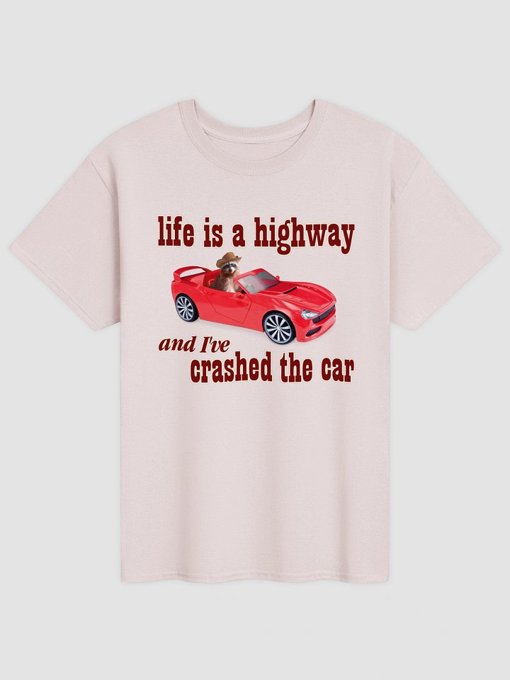 Life is a Highway - Raccoon T-shirt product image (33)