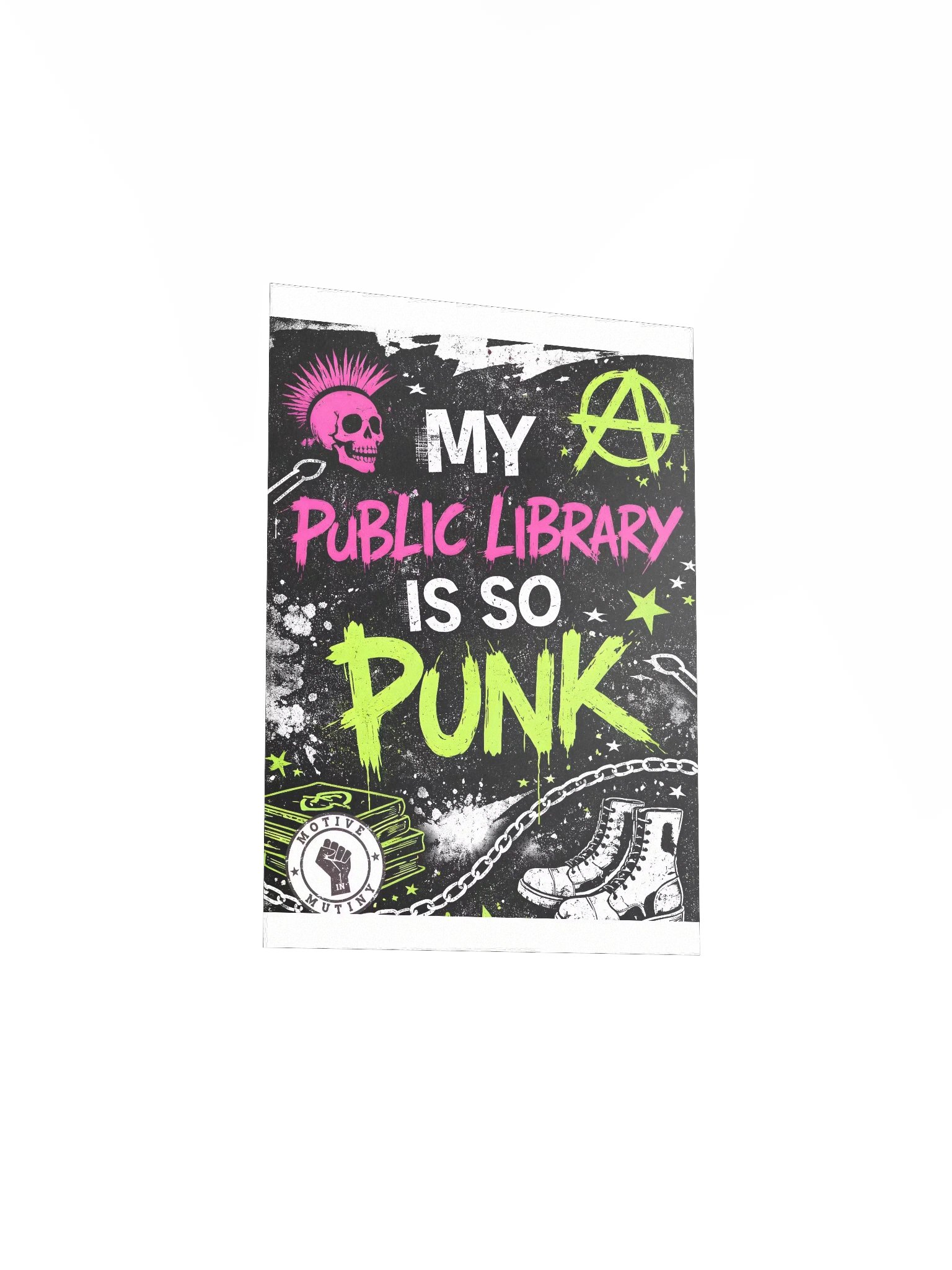 My Public Library Is So Punk – 5x7 Art Print product image (3)
