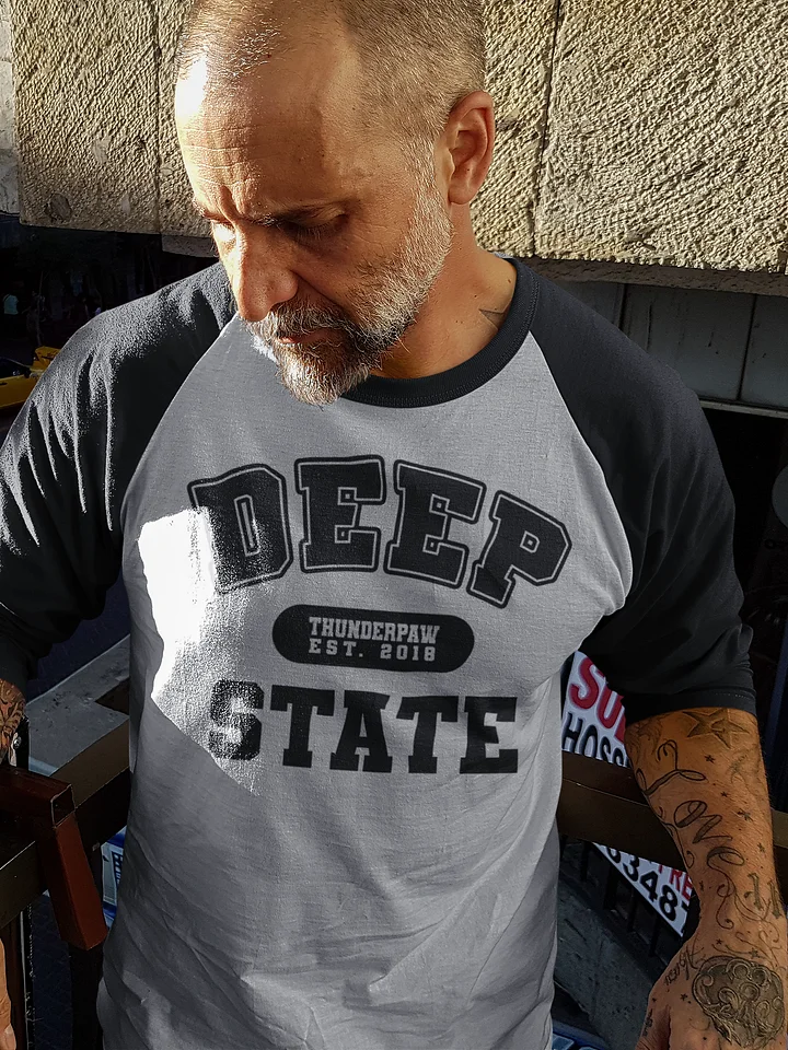 Deep State Varsity Raglan Jersey product image (1)