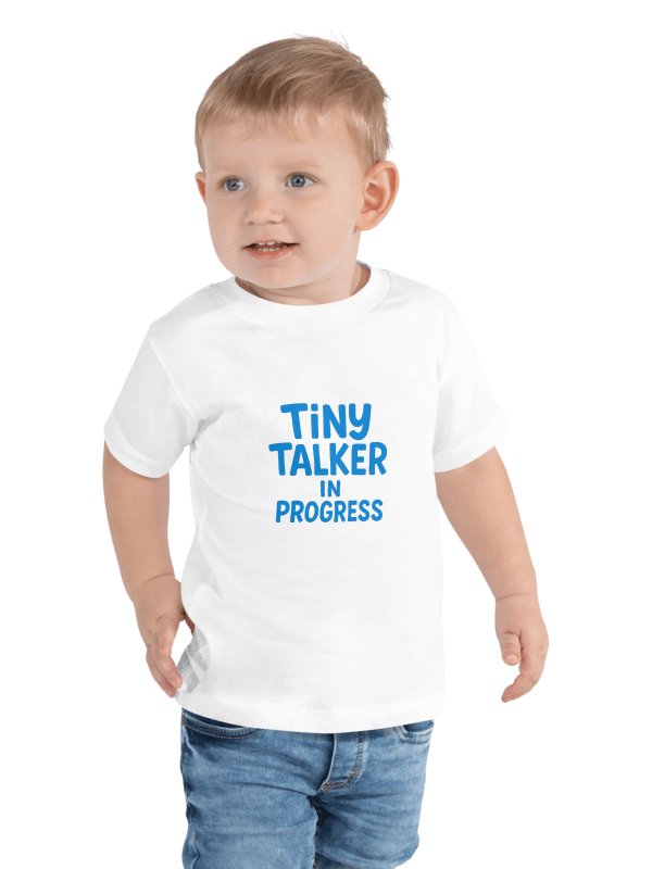 Cute Tiny Talker in Progress Toddler T-Shirt product image (2)