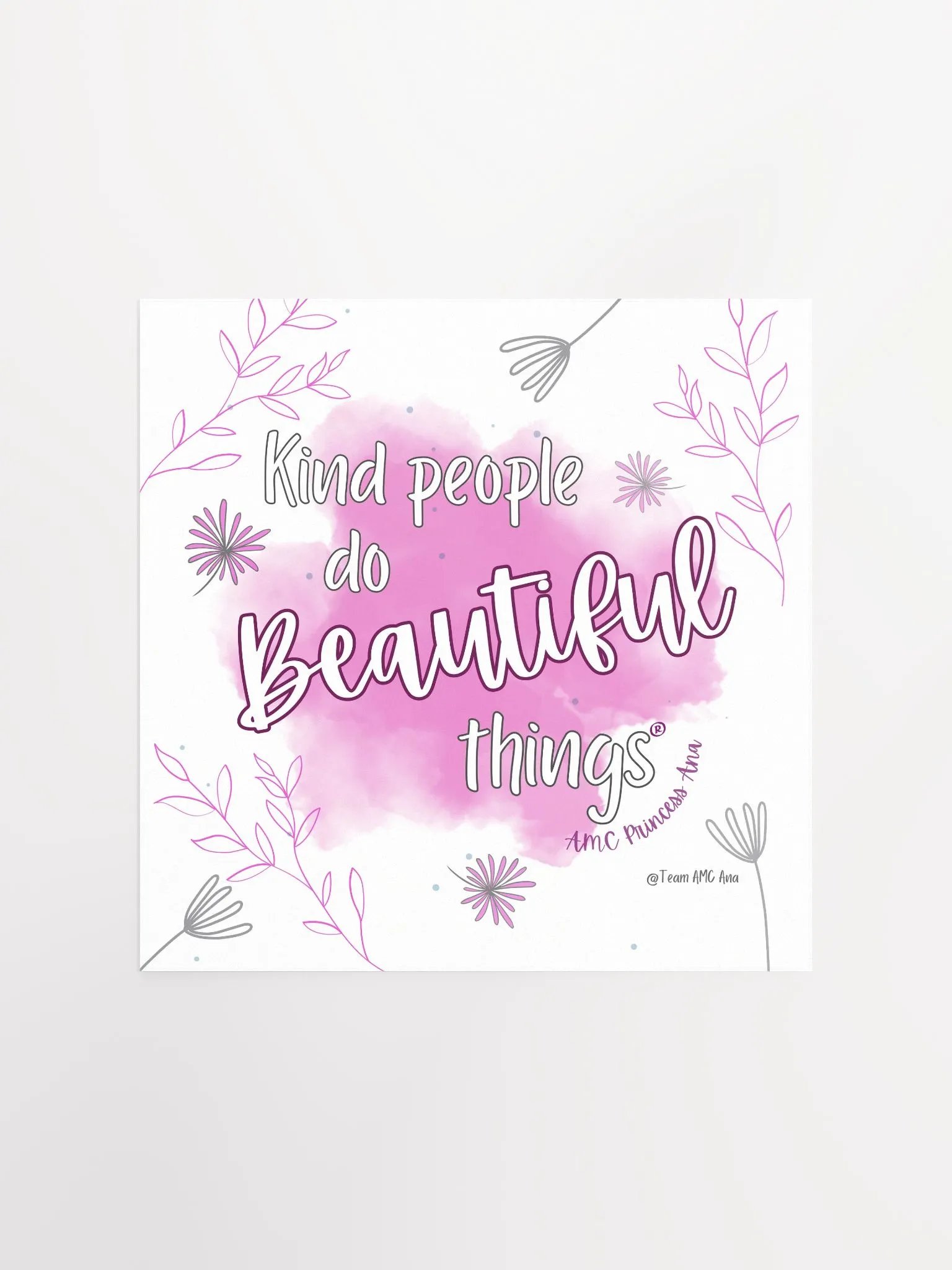KPDBT - White/Pink Poster product image (2)