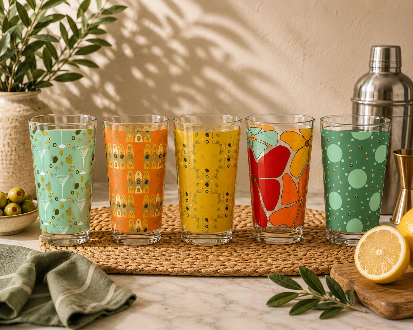 Olive Twist Shaker Pint Glass Bundle Set product image (1)