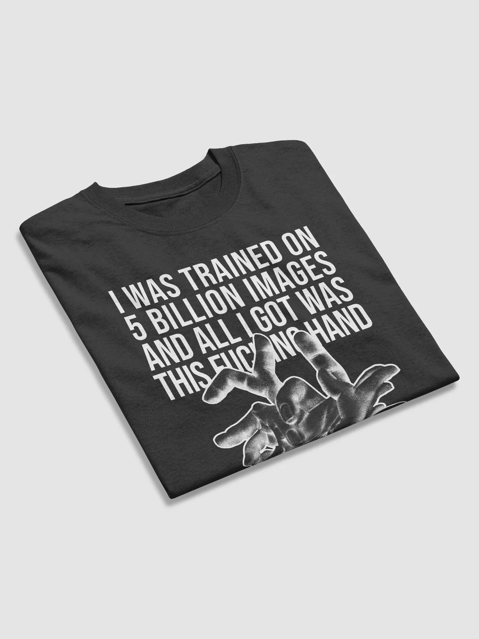 MISHANDLED - T-Shirt benefiting the fight against AI generators product image (4)