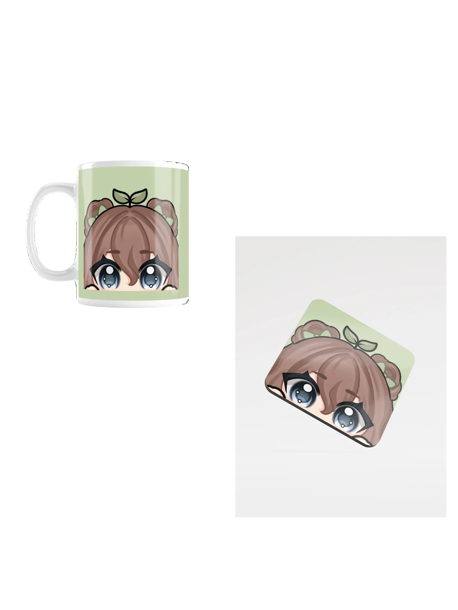 Liliyafae peek - Mug and Coaster bundle product image (1)