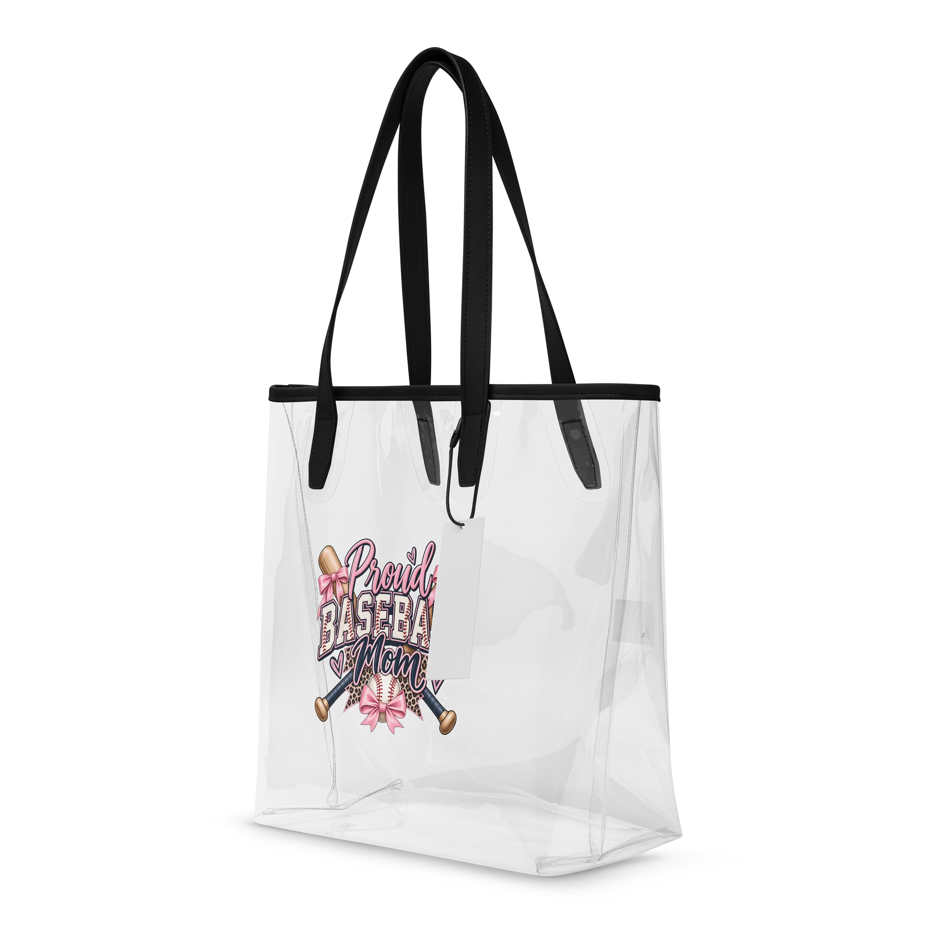 Proud Baseball Mom Clear Tote | Baseball Game Day Bag product image (4)
