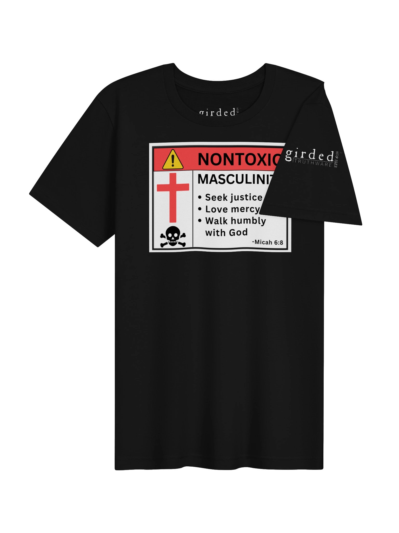 Non-Toxic Masculinity Micah 6:8 Tee product image (4)