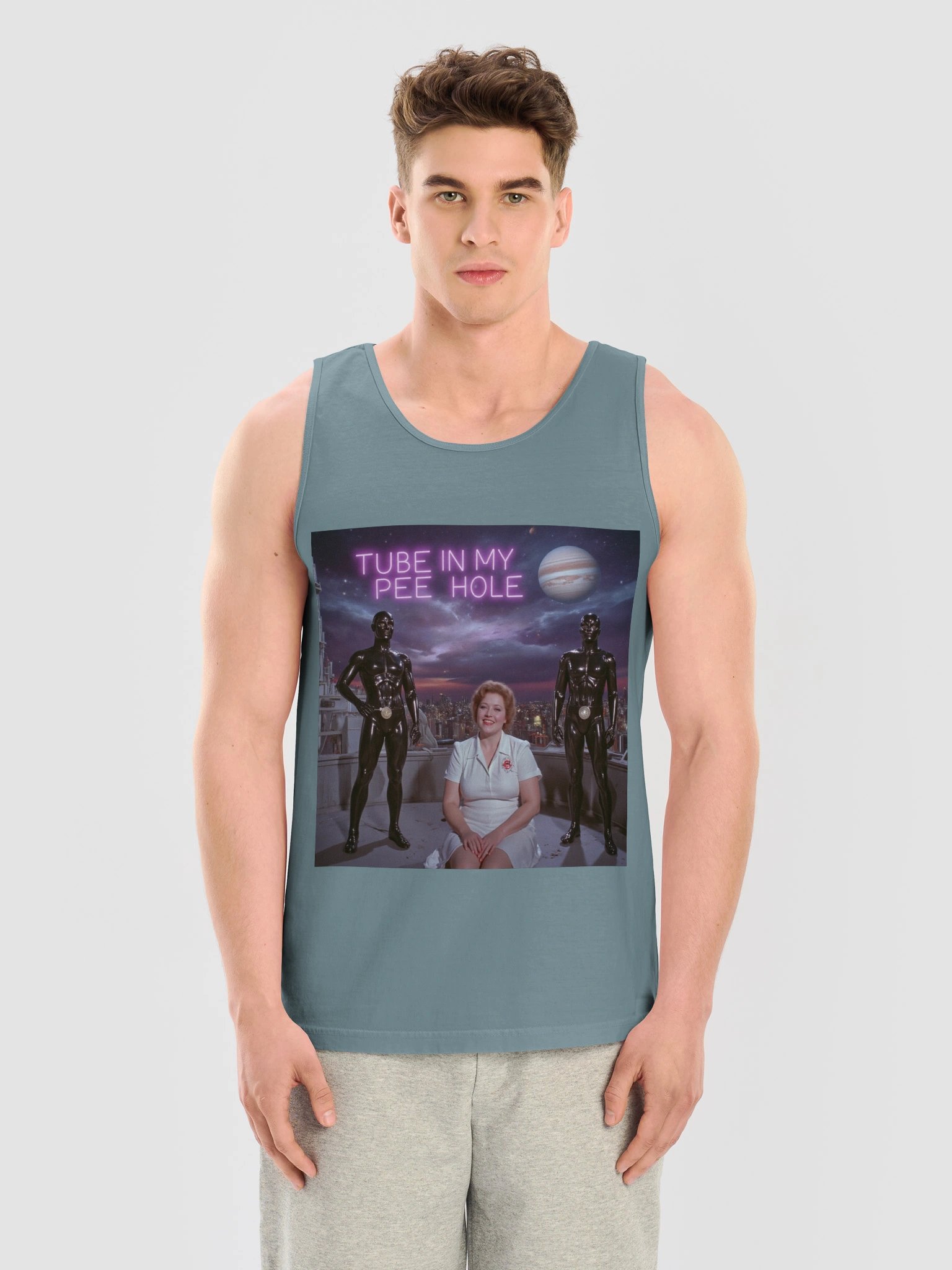 TUBE IN MY PEE HOLE | Comfort Colors Unisex Garment-Dyed Tank Top product image (102)