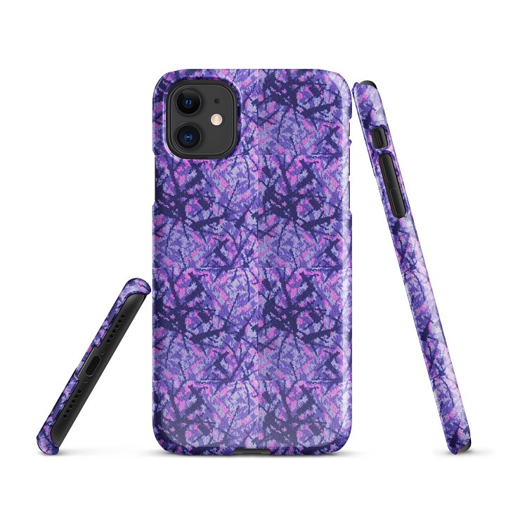 Snap Case for iPhone® – Purple Danish Plush product image (1)