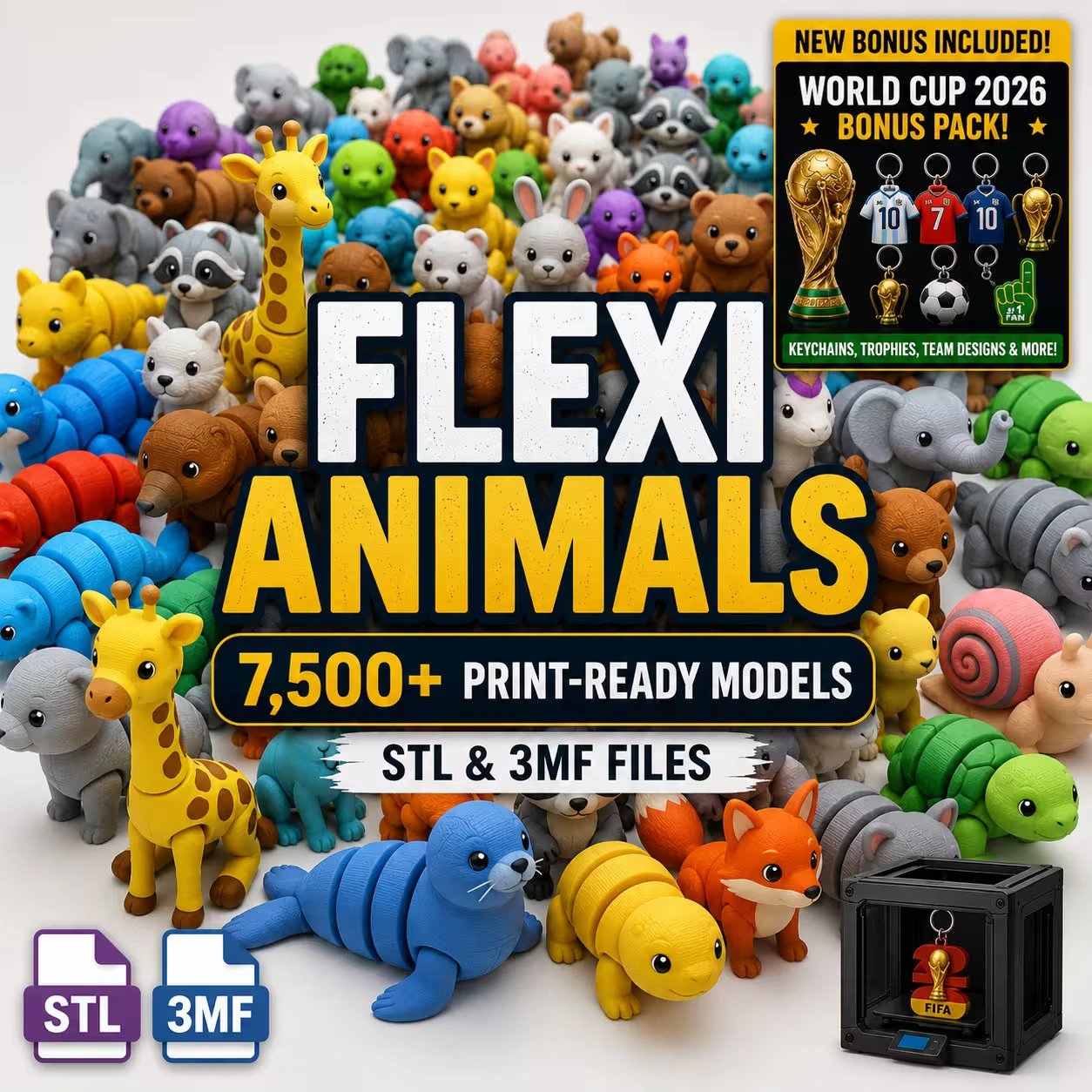 7,500+ Flexi Animal Models product image (1)