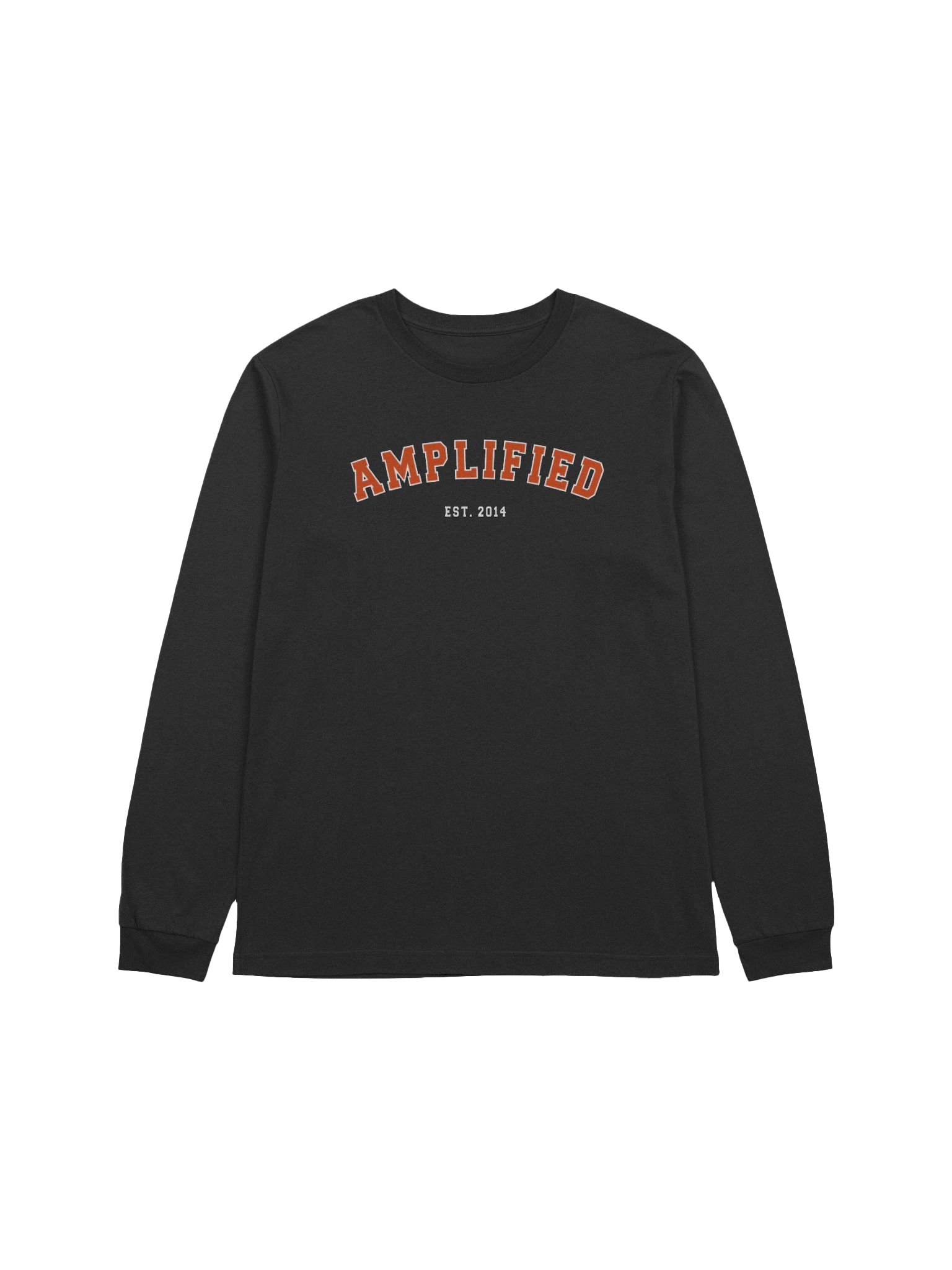Amp Varsity long-Sleeved Tshirt (Black) product image (1)