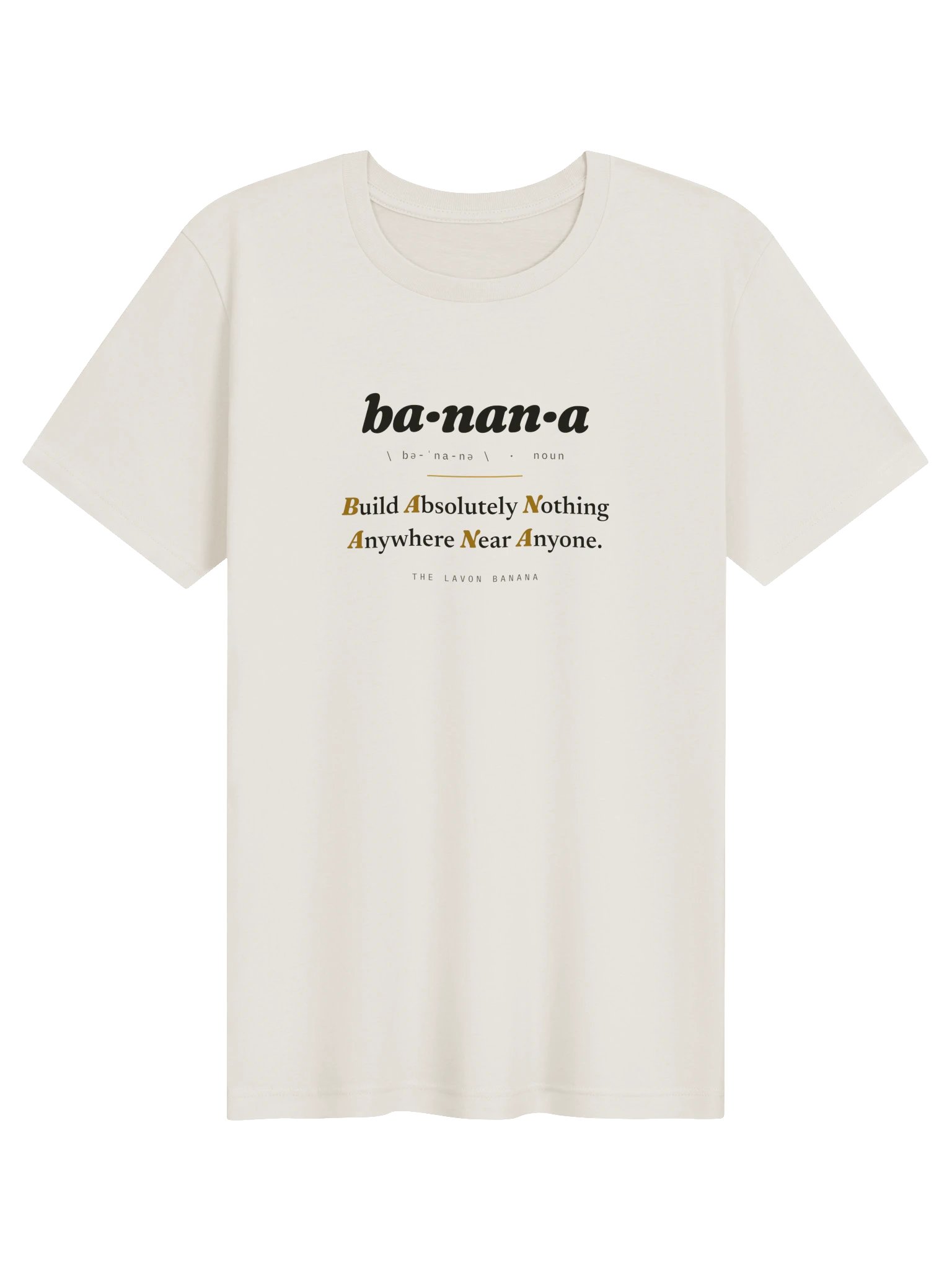 BANANA Dictionary Entry T-Shirt product image (1)