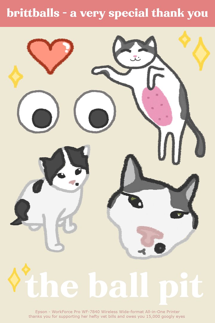 "A Very Special Thank You" Sticker Sheet product image (2)