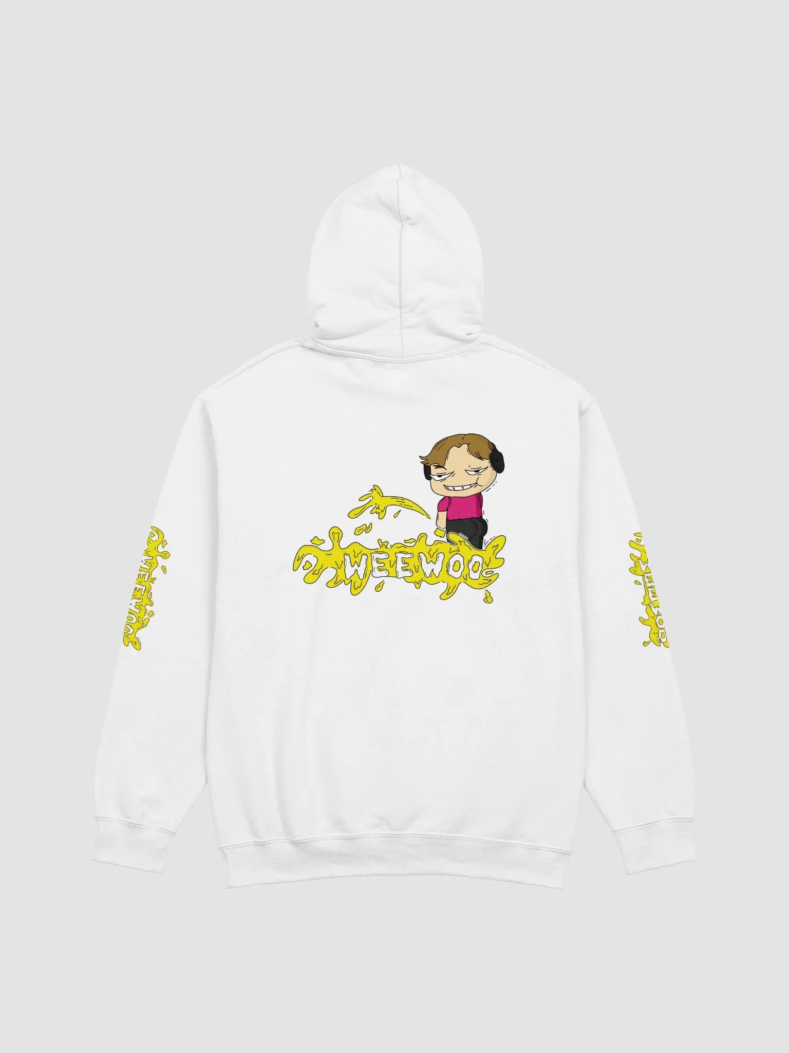 PISS OFF! - Warm Hooded Hoodie with hood product image (2)
