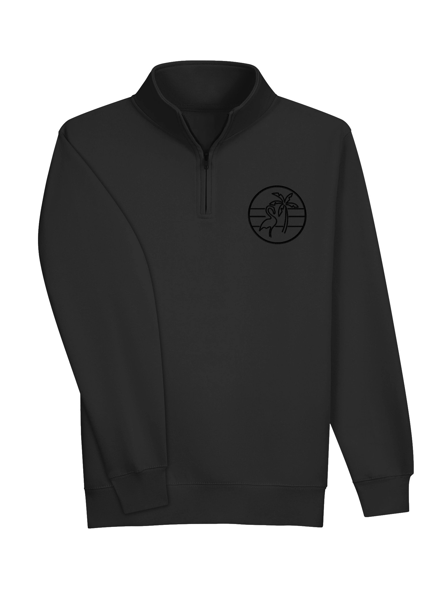Embroidered Quarter-Zip Sweatshirt product image (12)