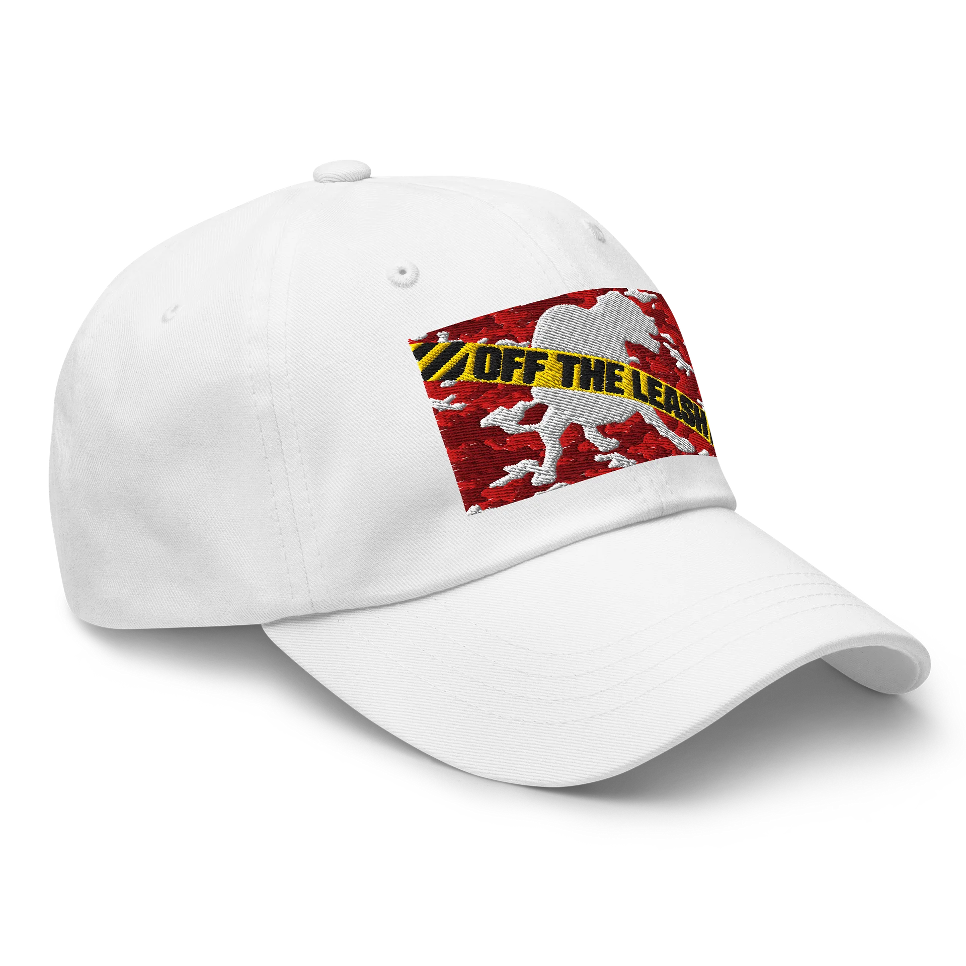 Off The Leash: Red Camo Caution Cap product image (3)