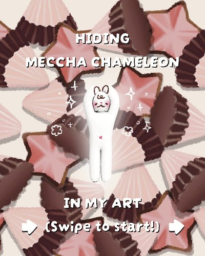 Hopped on the Meccha Chameleon Art trend! 🎨🧑🏻‍🎨

How many did you spot? 👀🔍

Credits to: @annafloof.png 

#mecchachameleon #ar...