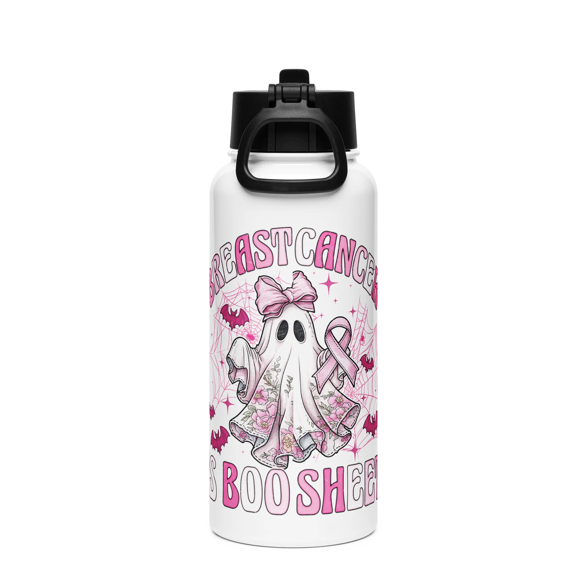 Breast Cancer Is Boo Sheet Sports Bottle product image (2)