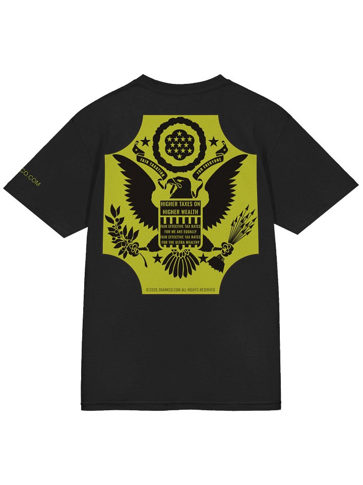 (image on back) Fair Taxation for Everyone high quality T-shirt product image (2)